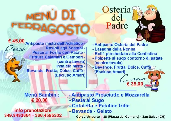 Menu_Osteria Del Padre_San Salvo_image_3