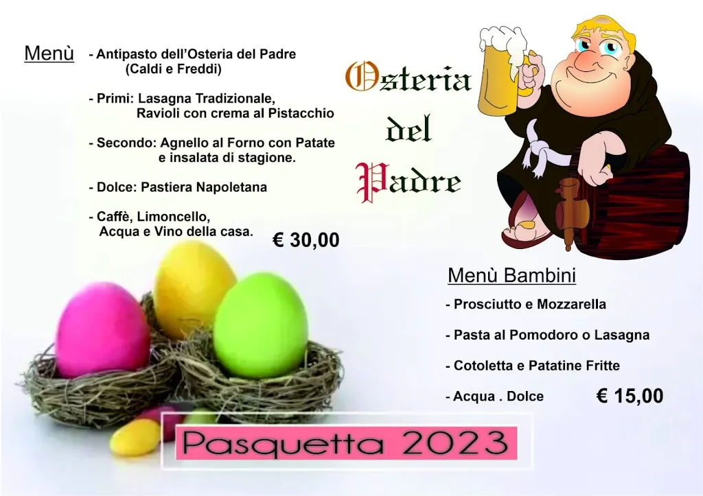 Menu_Osteria Del Padre_San Salvo_image_4