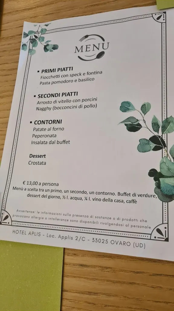 Menu_Ristorante Hotel Aplis_Ovaro_image_2