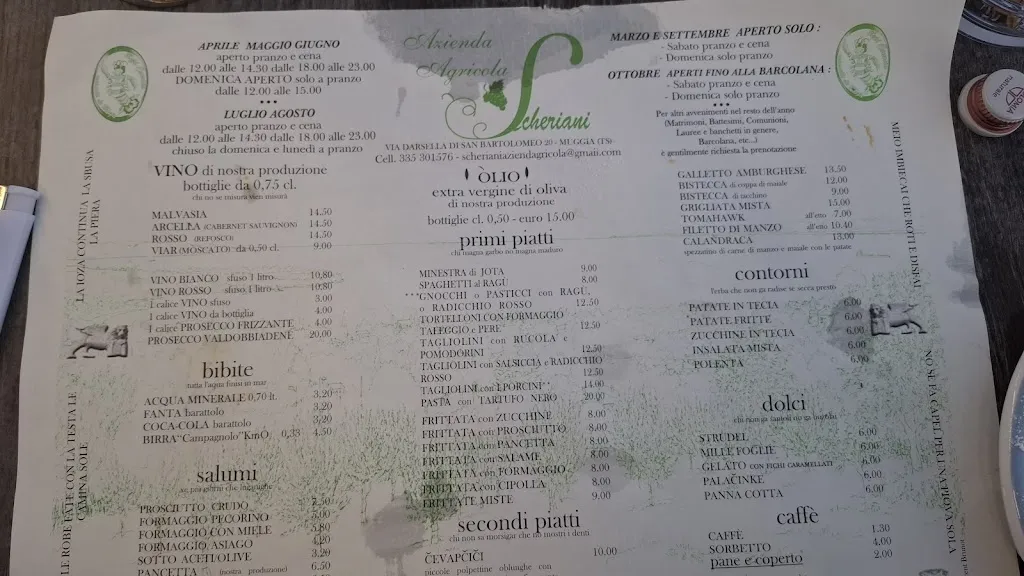 Menu_Ristorante Azienda Agricola Scheriani_Muggia_image_2