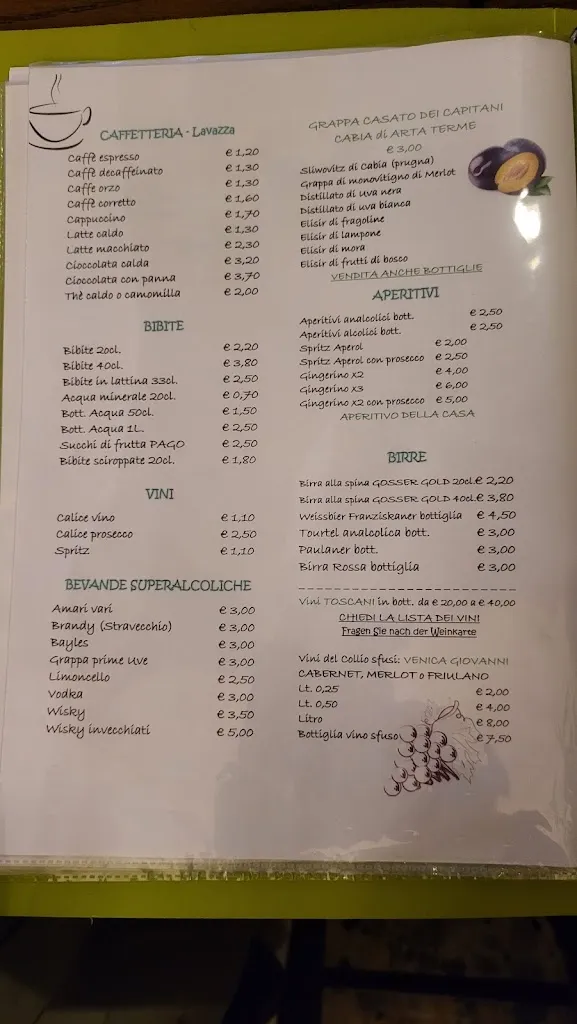 Menu_Pizzeria Ristorante Bar La Torate_Paluzza_image_3