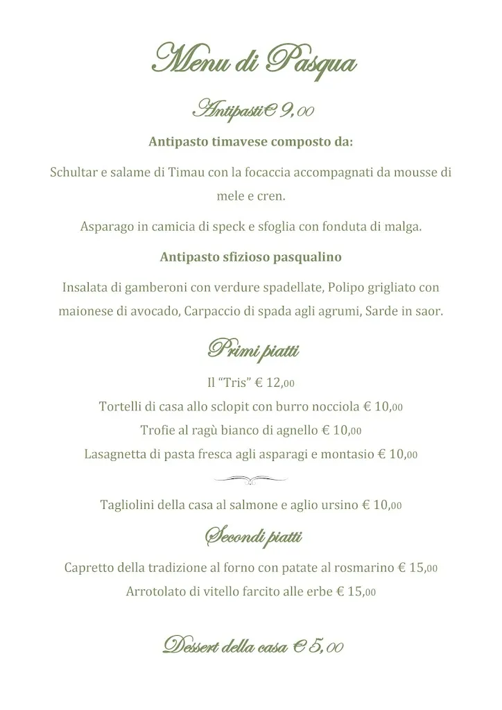 Menu_Al Valico Carnico - Ristorante & Albergo_Paluzza_image_2