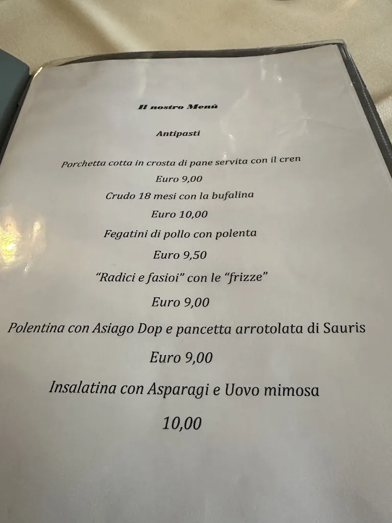 Menu_Trattoria Da Carmelo | Cucina Tipica Veneto - Friulana_Pasiano_image_1