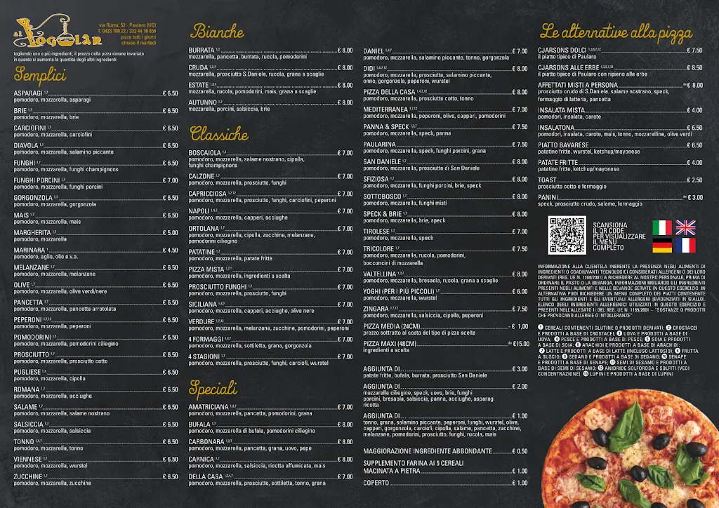 Menu_Pizzeria al Fogolar_Paularo_immagine_1