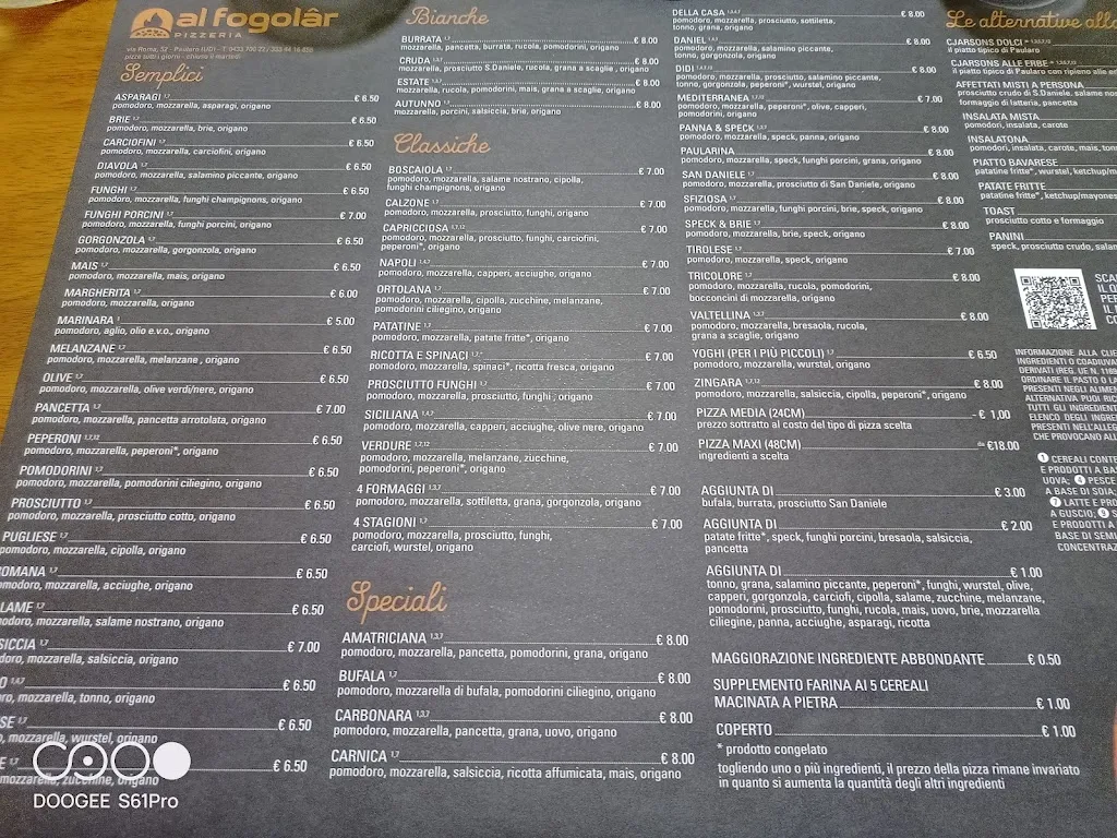 Menu_Pizzeria al Fogolar_Paularo_immagine_3