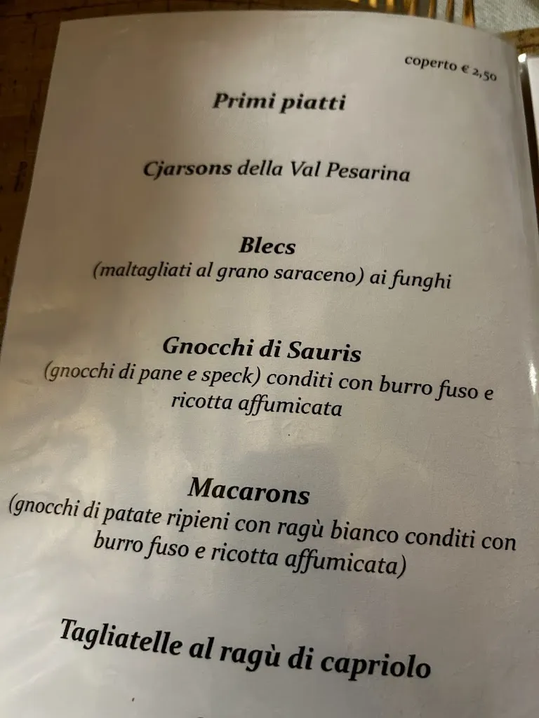 Menu_Ristorante Da Sardo_Pieria-Prato Carnico_image_1