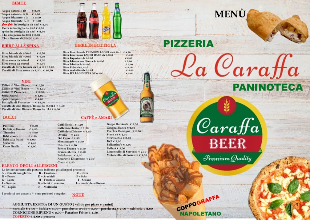 Menu_Pizzeria Paninoteca La Caraffa_Pieris_image_2
