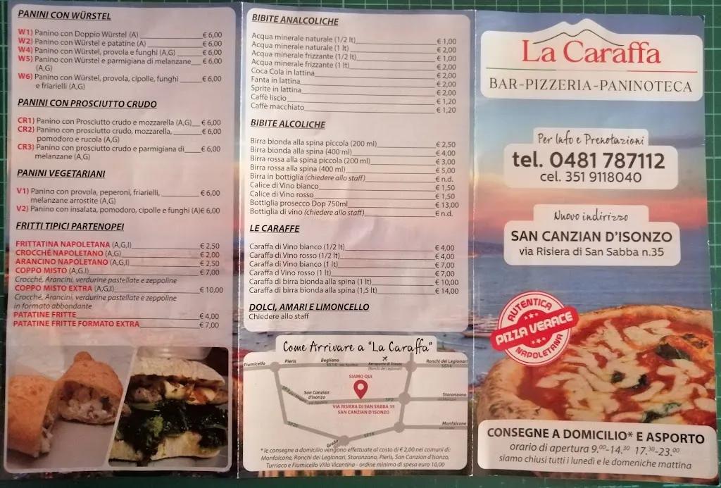 Menu_Pizzeria Paninoteca La Caraffa_Pieris_image_3