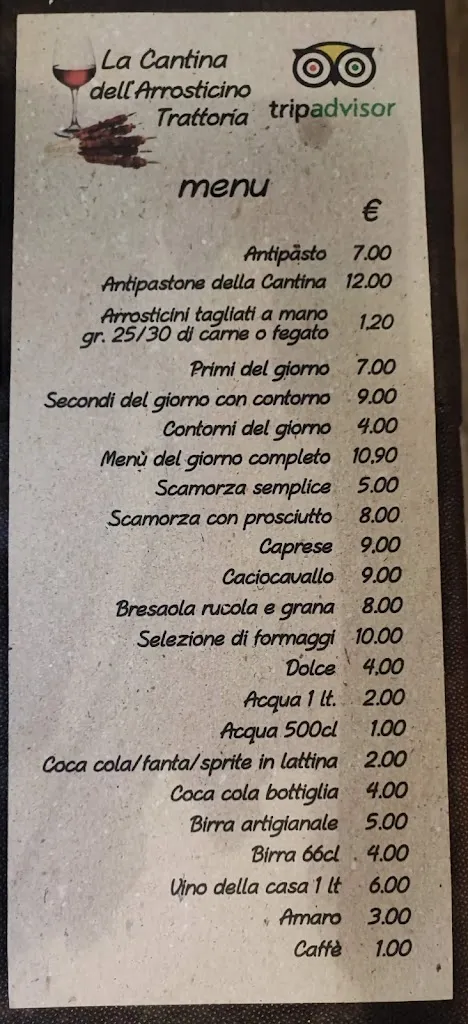 Menu_La Cantina Dell' Arrosticino_Avezzano_image_1