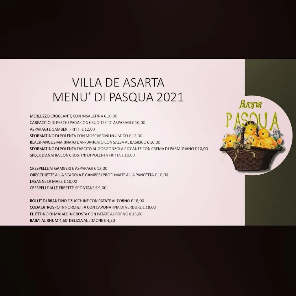 Menu_Villa De Asarta Ristorante e Pizzeria_Porpetto_image_1