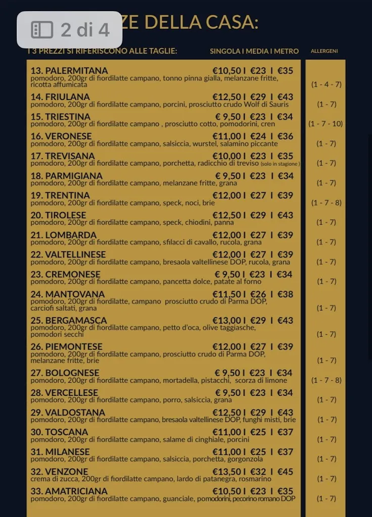 Menu_Bar pizzeria Alla Crose_Porcia_image_1