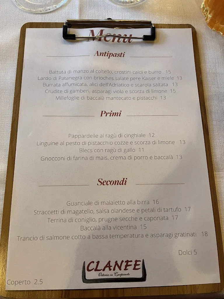 Menu_Trattoria Le Clanfe_Pozzuolo del Friuli_image_2