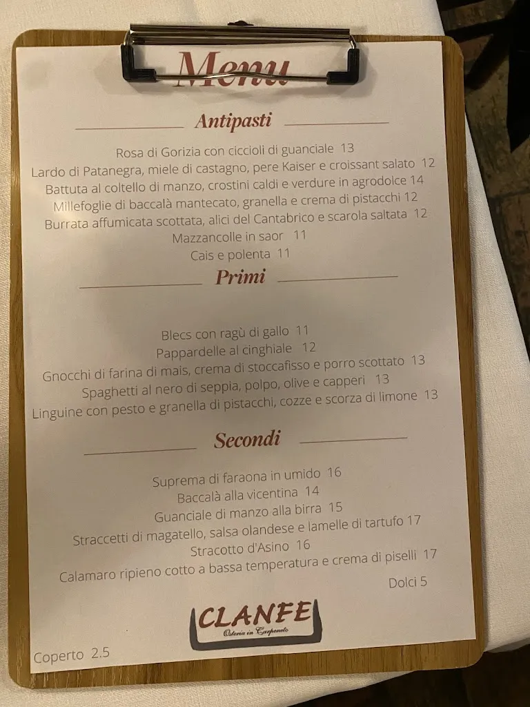 Menu_Trattoria Le Clanfe_Pozzuolo del Friuli_image_4