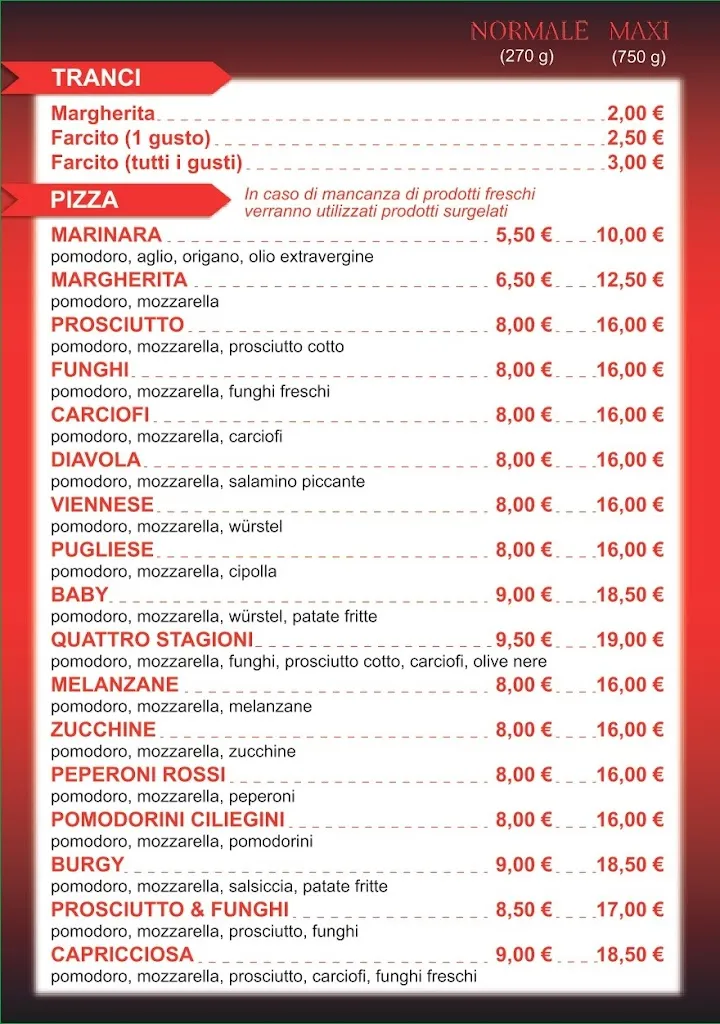 Menu_Pizzeria Da Gas Gas - Pozzuolo del Friuli_Pozzuolo del Friuli_image_3