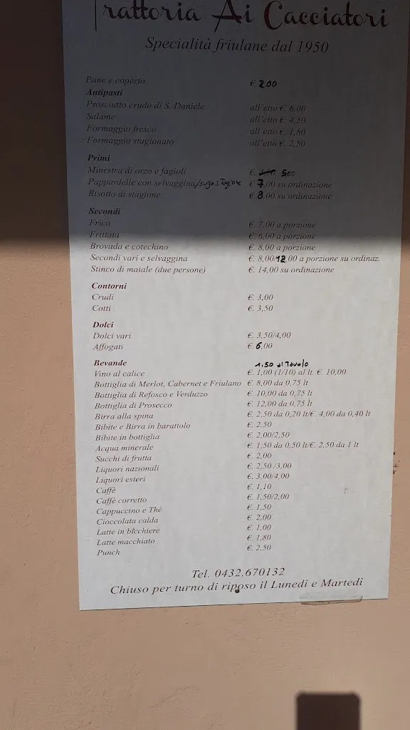 Menu_Trattoria ai Cacciatori_Pradamano_image_1