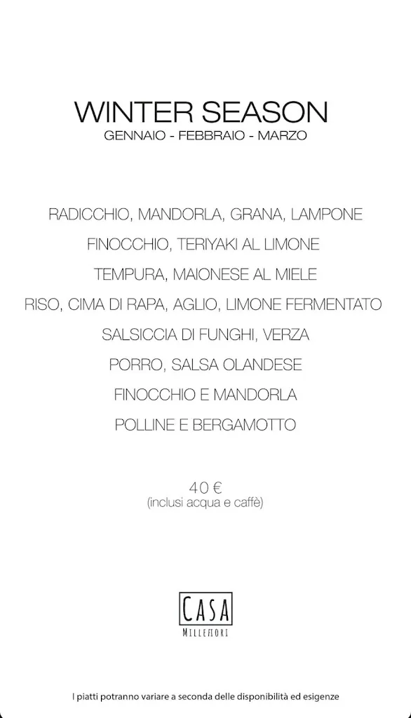 Menu_Casa Millefiori_Sant'Eusanio del Sangro_image_1