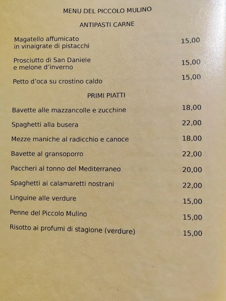 Menu_Restaurant Piccolo Mulino_Ramuscello_image_2