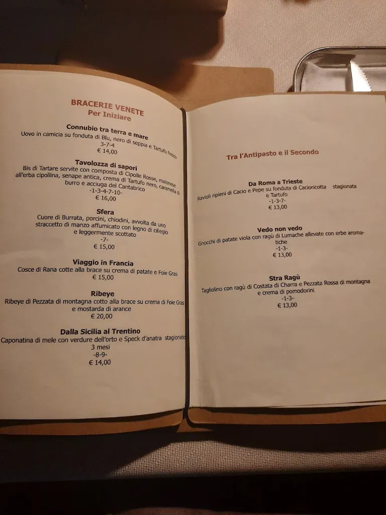 Menu_Bracerie Venete Restaurant_Provincia di Trieste_immagine_2