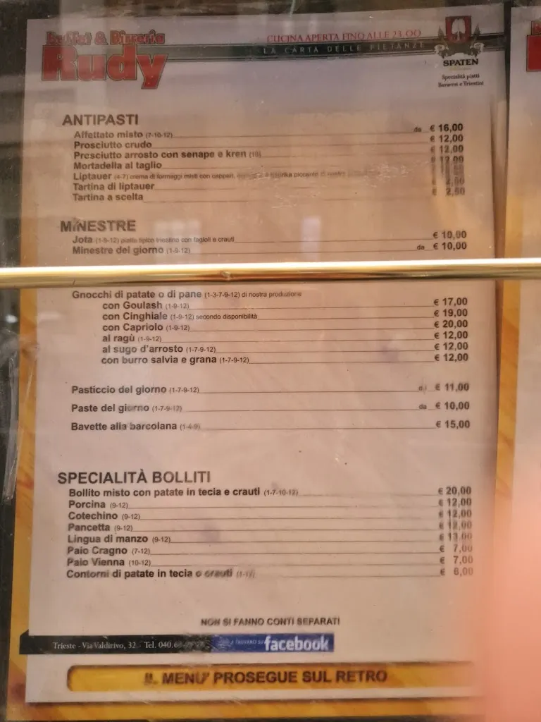 Menu_Buffet Birreria da Rudy_Provincia di Trieste_image_2