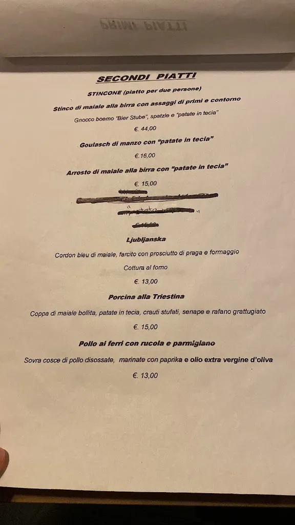 Menu_Osteria Bier Stube Trieste_Provincia di Trieste_image_1
