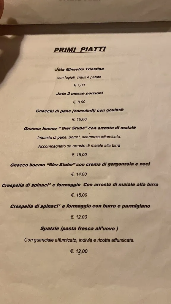 Menu_Osteria Bier Stube Trieste_Provincia di Trieste_image_2