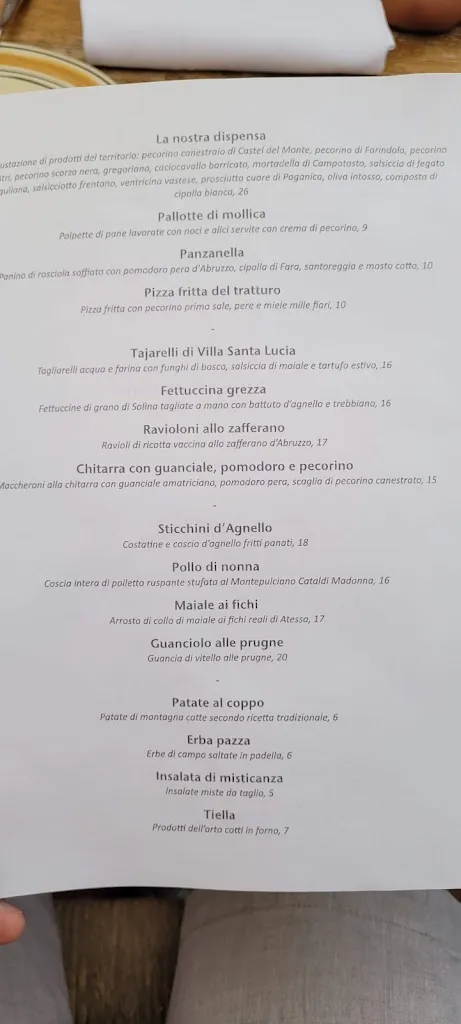 Menu_Locanda Sotto Gli Archi - Albergo Sextantio_Santo Stefano di Sessanio_immagine_4