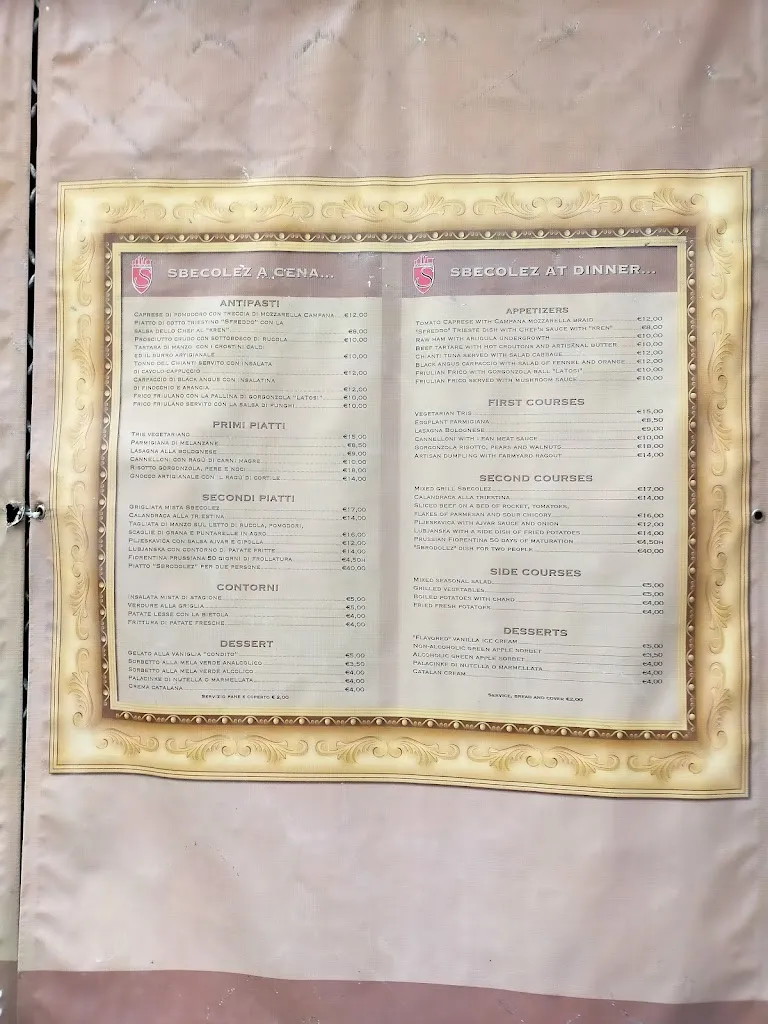 Menu_Sbecolez Trieste_Provincia di Trieste_image_2