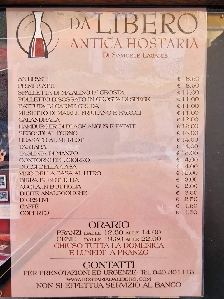 Menu_Antica Hostaria da Libero_Provincia di Trieste_image_2
