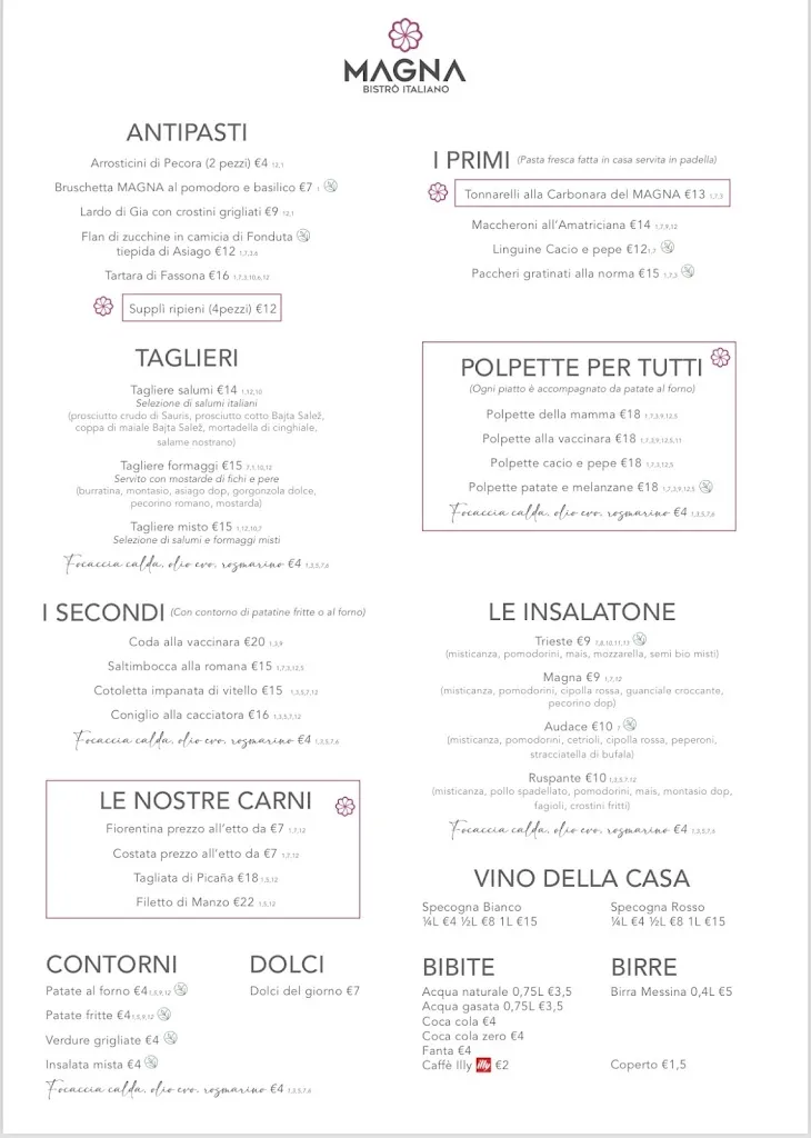 Menu_Magna Bistrò Italiano_Provincia di Trieste_image_1