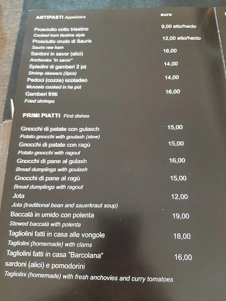 Menu_Vecio Buffet Marascutti_Provincia di Trieste_image_1