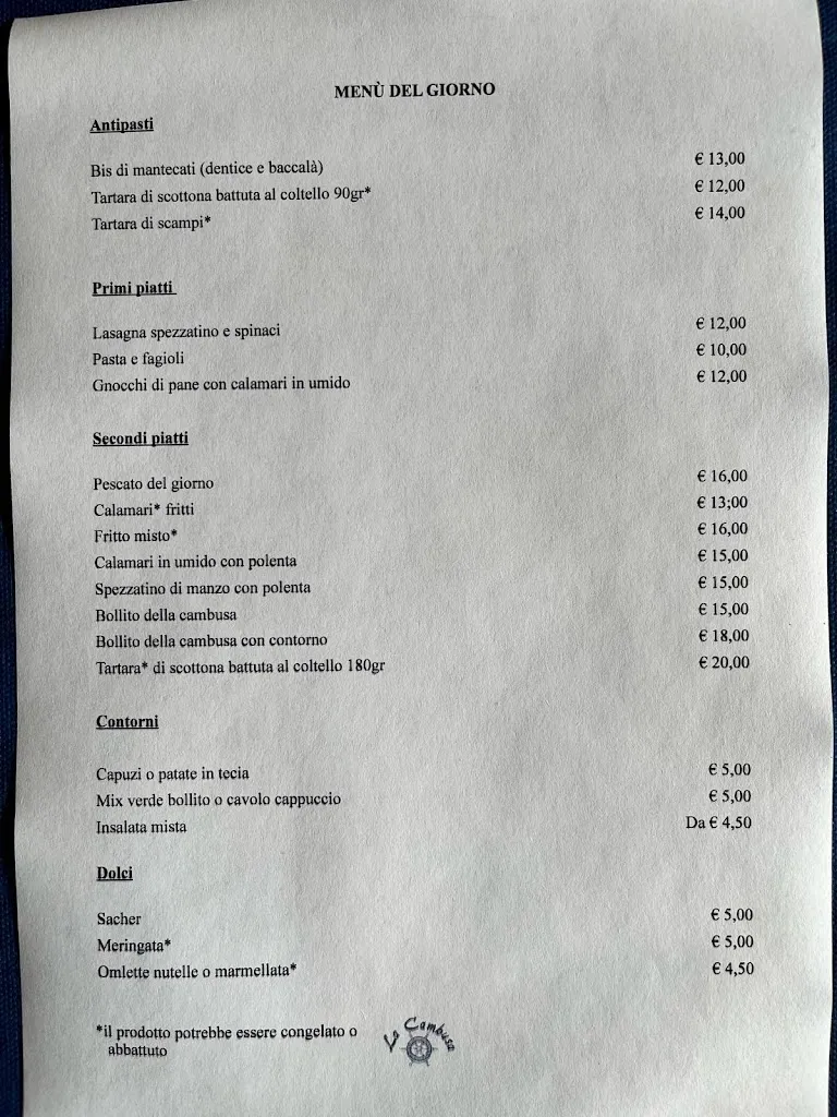 Menu_Buffet L'Approdo_Provincia di Trieste_immagine_1