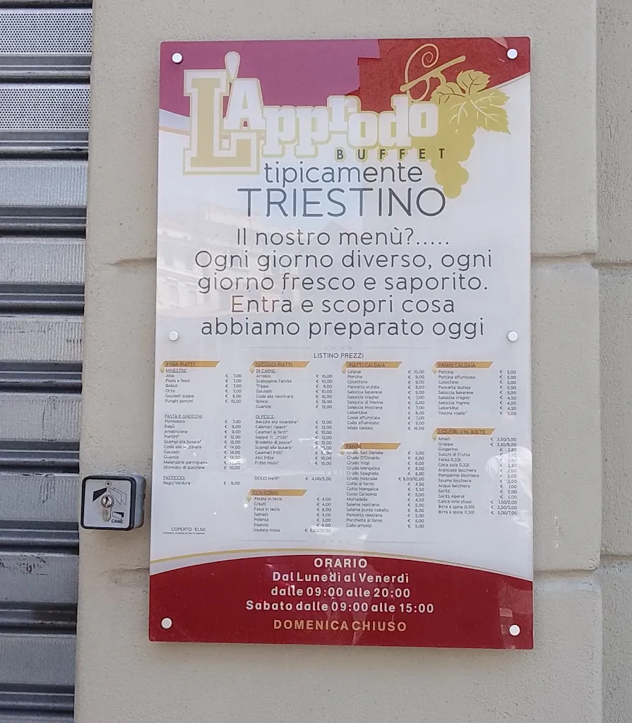 Menu_Buffet L'Approdo_Provincia di Trieste_immagine_2