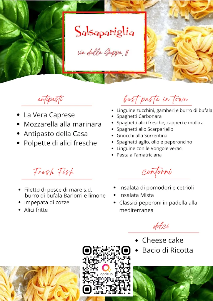 Menu_Salsapariglia Italian Ristorantino - Trieste Restaurant_Provincia di Trieste_immagine_1