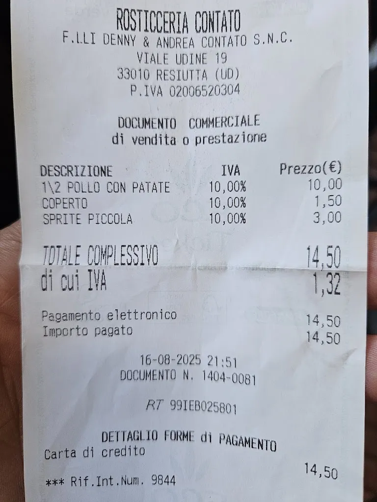 Özgür official_TRATTORIA ROSTICCERIA CONTATO RESIUTTA| Pollomoto_Resiutta_review