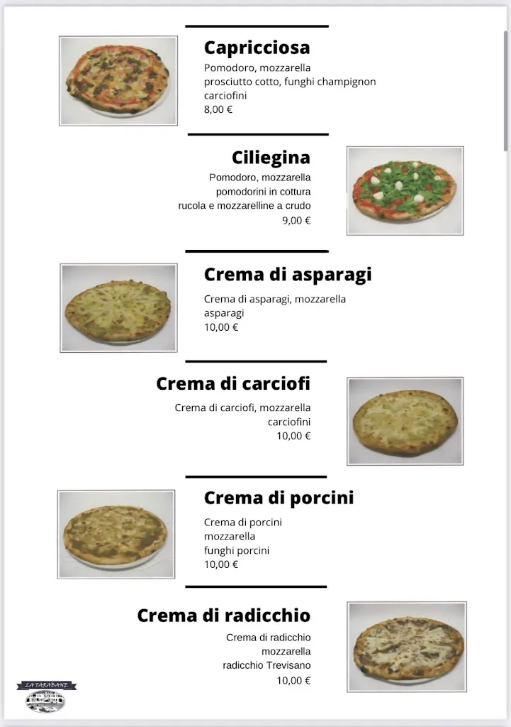 Menu_Pizzeria La Tarabane_Rivignano_image_4