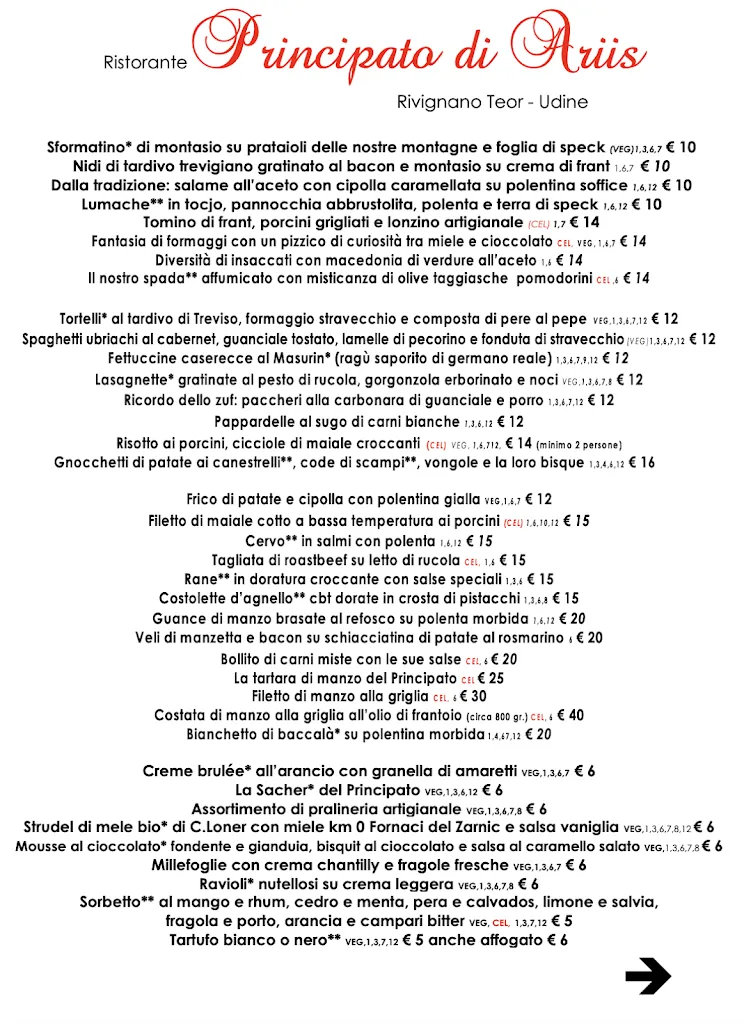 Menu_Principato di Ariis _Rivignano_image_1