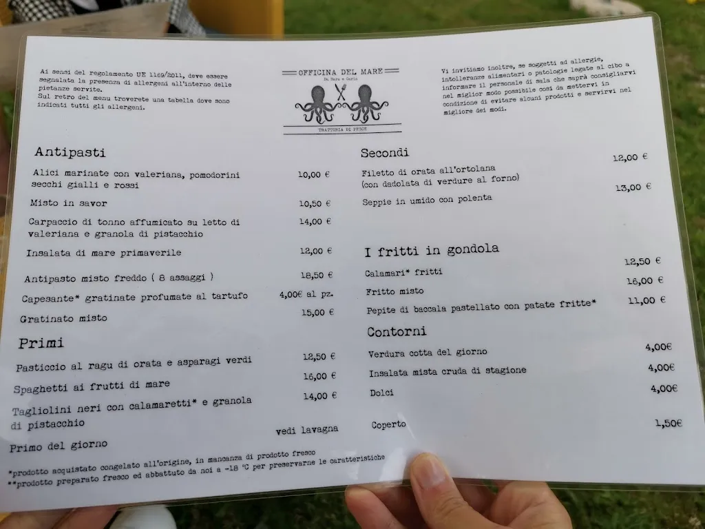 Menü_officina del mare_Romans d'Isonzo_Bild_3