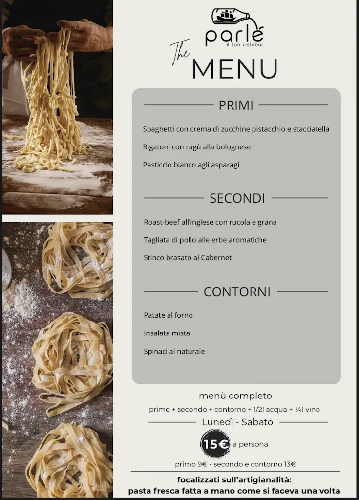 Menu_PARLE' - RistoBar_Roveredo in Piano_image_1