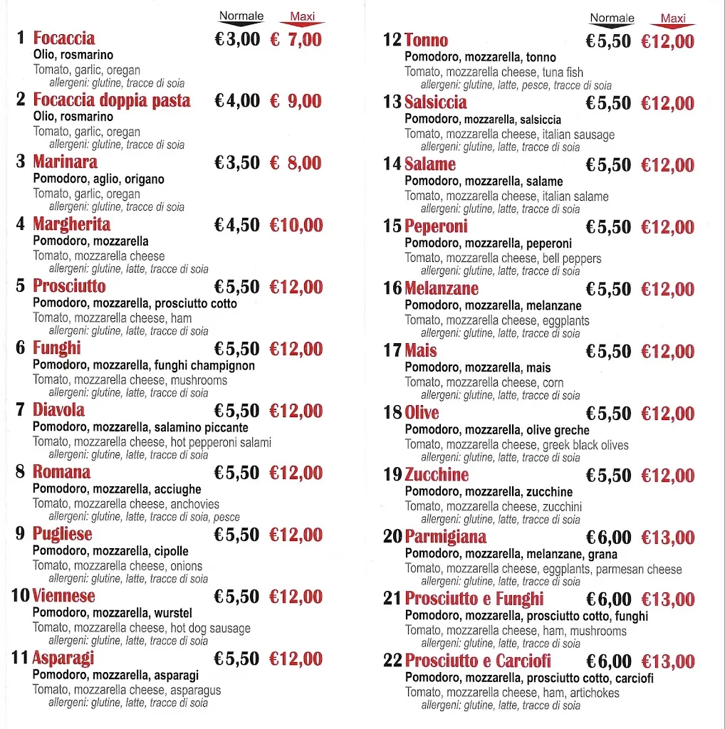 Menu_Pizzeria Ai Sapori Roveredo_Roveredo in Piano_image_1