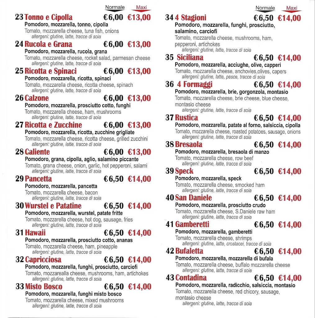 Menu_Pizzeria Ai Sapori Roveredo_Roveredo in Piano_image_2
