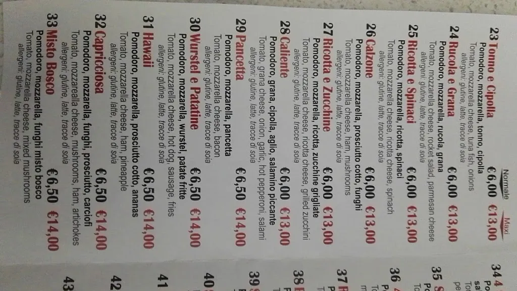 Menu_Pizzeria Ai Sapori Roveredo_Roveredo in Piano_image_4