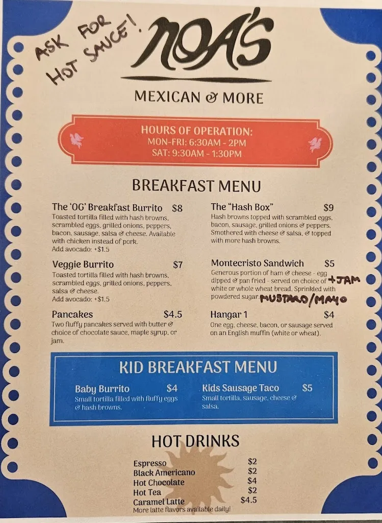 Menu_Noa's Mexican and More_Roveredo in Piano_image_2