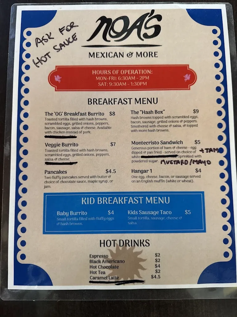 Menu_Noa's Mexican and More_Roveredo in Piano_image_3