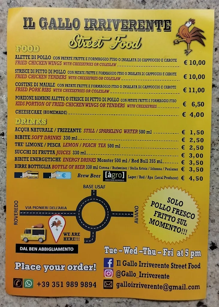 Menu_IL Gallo Irriverente_Roveredo in Piano_immagine_2
