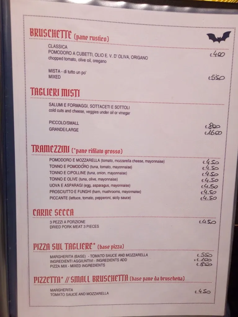 Menu_Birreria Le Streghe_Roveredo in Piano_image_1