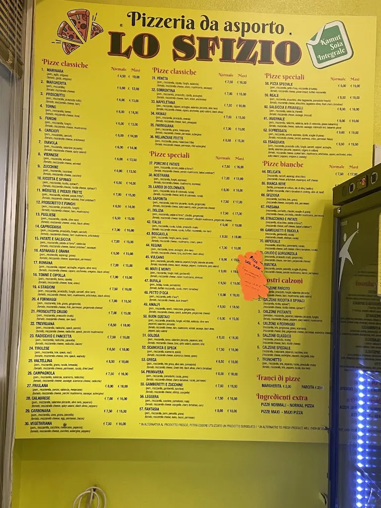 Menu_Pizzeria Lo Sfizio_Roveredo in Piano_image_1