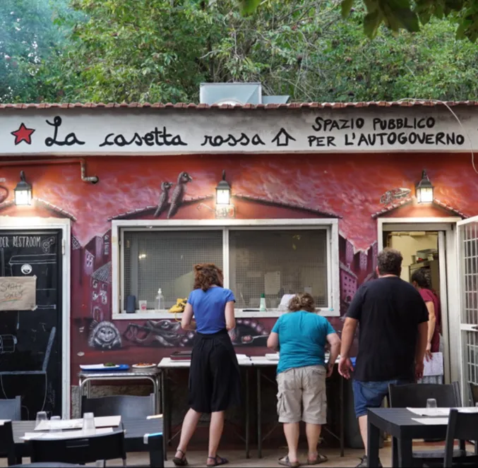 Casetta Rossa restaurant in Rosa