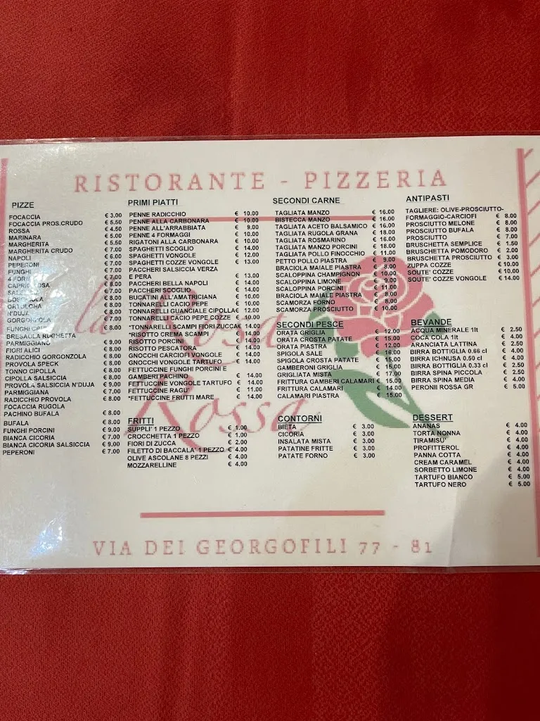 Menu_Ristorante pizzeria La rosa rossa forno a legna_Rosa_image_1