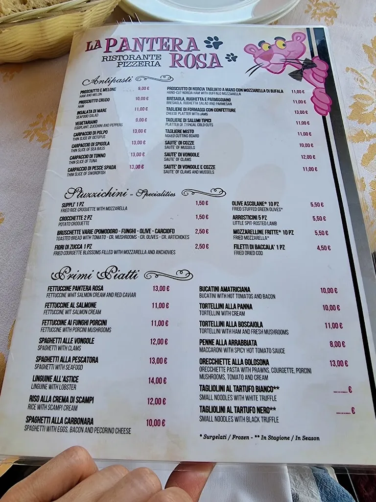 Menu_La Pantera Rosa_Rosa_image_1