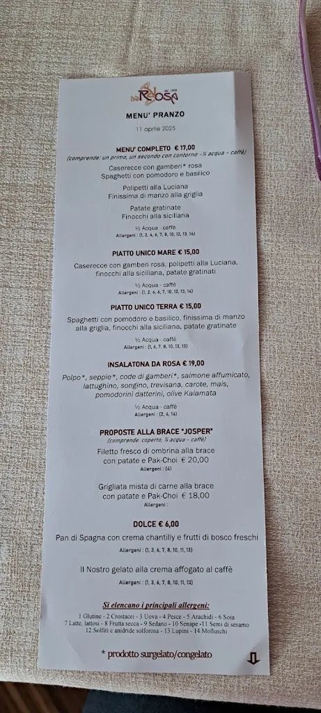 Menu_Ristorante Da Rosa_Rosa_image_1
